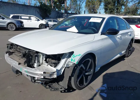 2022 Honda Accord Sport z USA, uszkodzony, nr VIN 1HGCV1F33NA099373